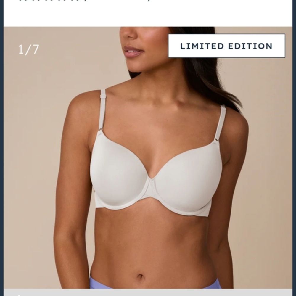 Harper Wilde T-Shirt Bra 34A Color: FROST